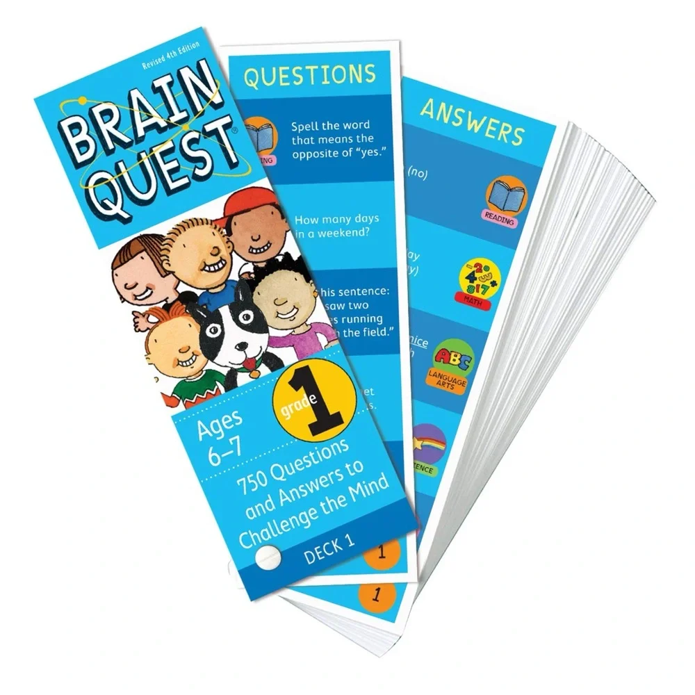BRAIN QUEST • Grade 1 Kids Quiz Game Age 6-7